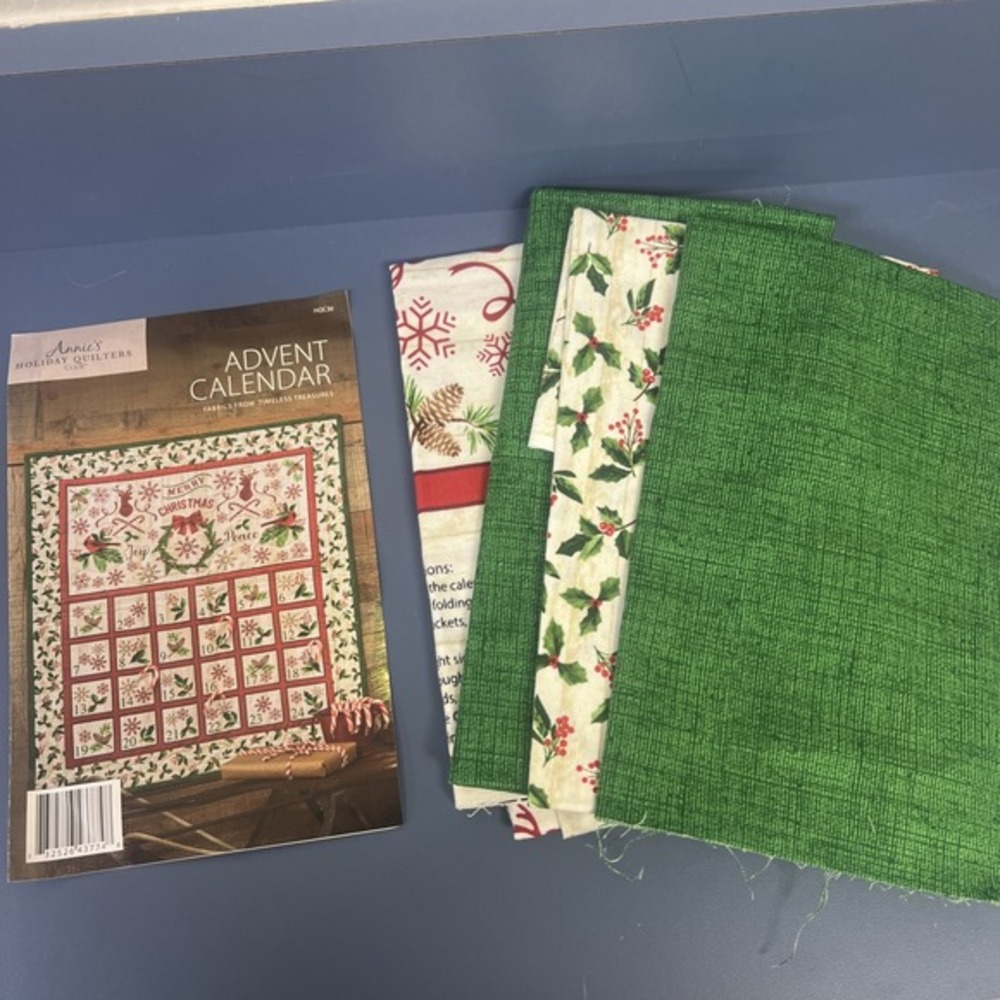 Annie's Holiday Quilters Club Advent‎ Calendar, Timeless Treasures Christmas New